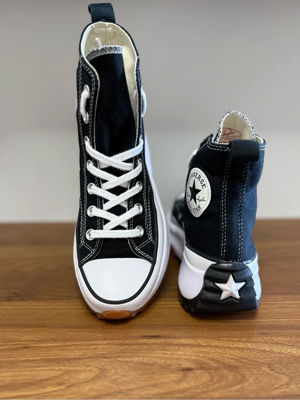 Converse Run Star Hike High Top Platform Sneakers Black Size 6.5 - Picture 10 of 13